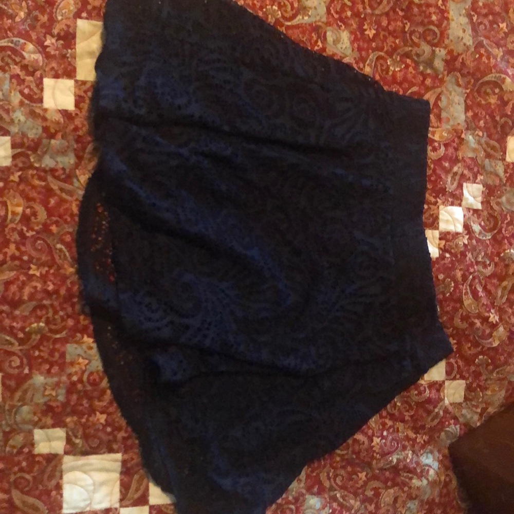 blue skirt